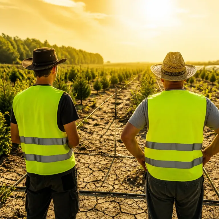 Sécheresse et canicule menacent les jeunes sapins ; les producteurs retardent les plantations