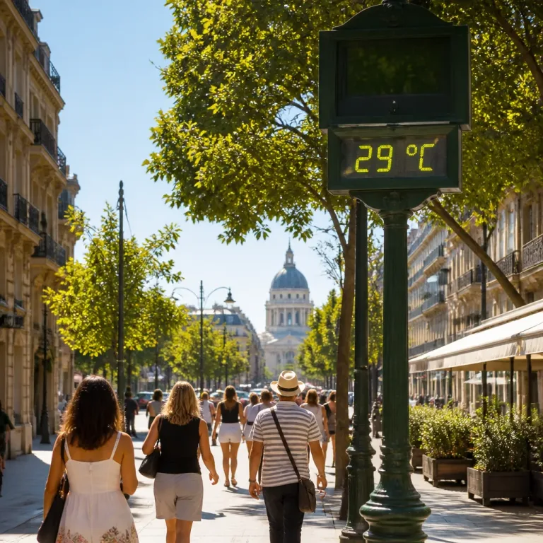 Pic de chaleur tardif à Paris : près de 29 °C attendus, record de 1895 en perspective
