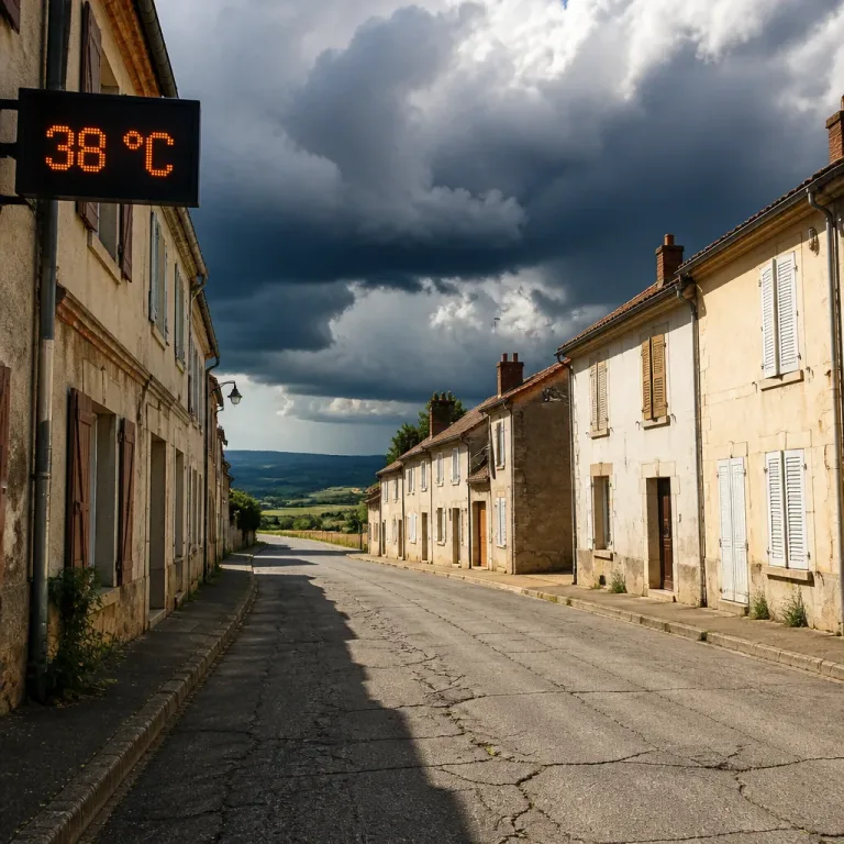 Canicule maintenue jusqu’au 14 août, risques d’orages localisés pour le week‑end du 15 août