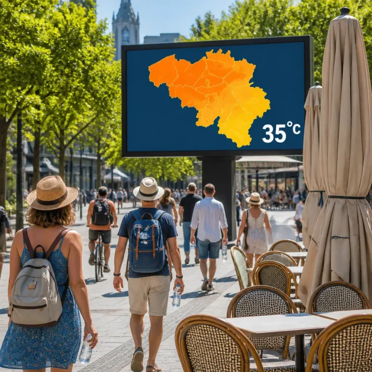 Canicule : avertissement orange pour Bruxelles, Anvers, Limbourg et Brabants, pics jusqu'à 35 °C