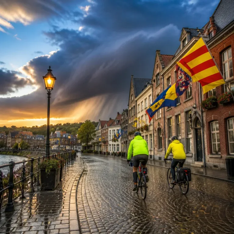 Temps variable et vent de sud‑ouest : averses larges ce soir et nuit sur la Belgique