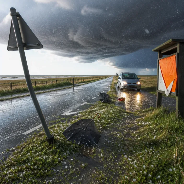 Orages violents attendus sur le quart Sud‑Est : fortes pluies, grêle et rafales au programme
