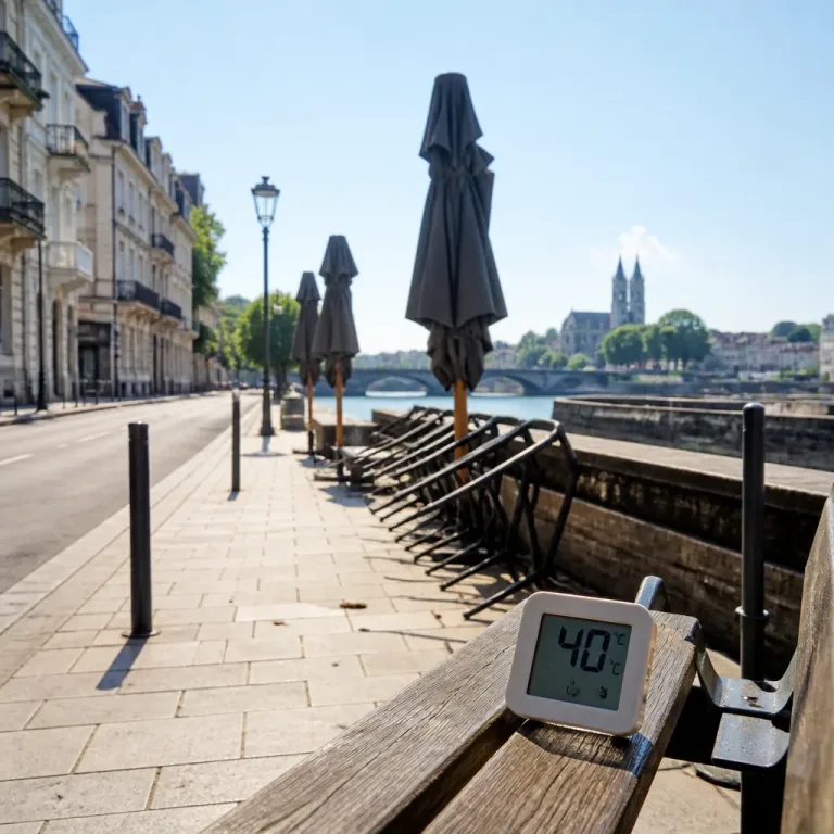 Canicule attendue à Angers : jusqu’à 40 °C en après‑midi, nuits encore chaudes