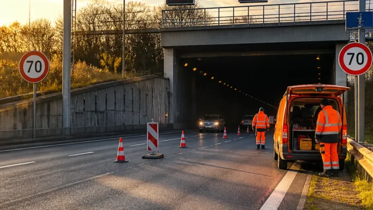 Mouscron : le tunnel du boulevard des Alliés limité à 70 km/h pour raisons de sécurité