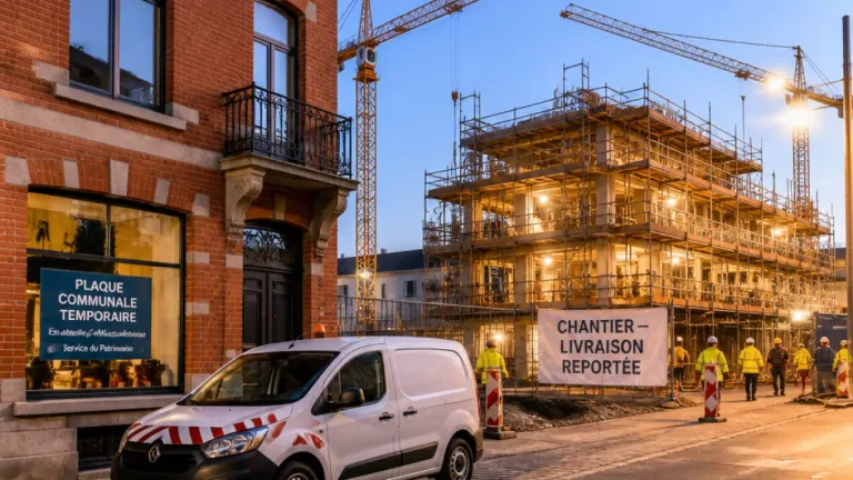 Nivelles : le chantier du « cadre de vie » tarde, la location rue de la Procession prolongée