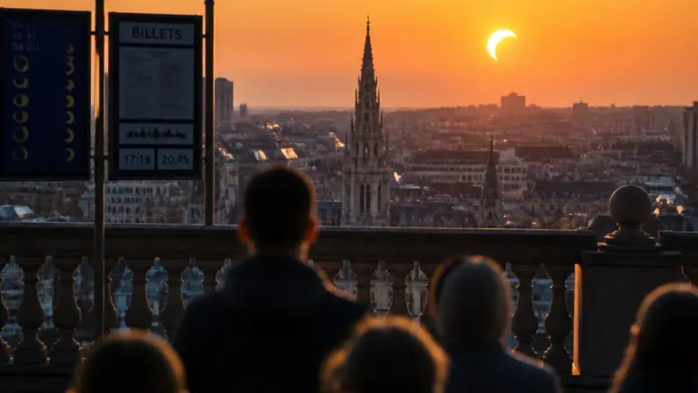 Où observer l’éclipse du 12 août depuis Bruxelles : lieux ouverts et conseils pratiques
