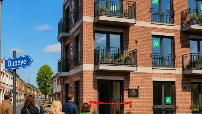Oupeye : 69 nouveaux logements publics inaugurés, 32 sur l’ancien commissariat