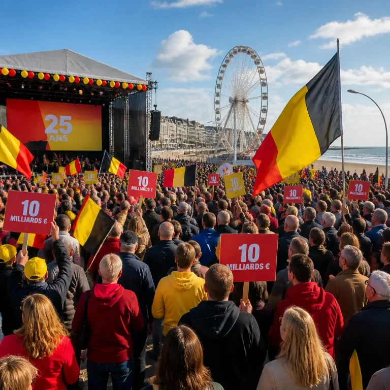 La N‑VA fête ses 25 ans à La Panne dans un climat politique et budgétaire tendu