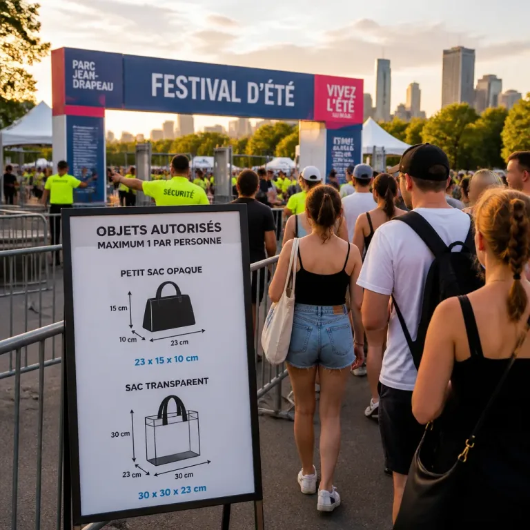 evenko assouplit sa règle des sacs au parc Jean‑Drapeau avant plusieurs gros concerts