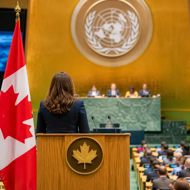 Aux Nations unies, la ministre Anita Anand remplace Mark Carney pour défendre la ligne canadienne