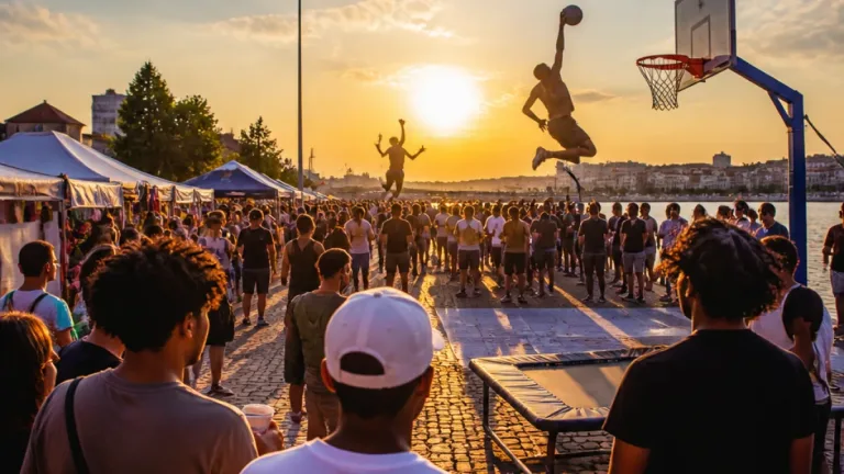 Saint-Gilles : la 43e fête du Port rassemble foule, basket et spectacle de dunk