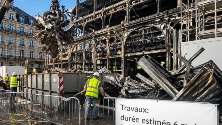 Saint-Gilles : la reconstruction des Halles de la Vie démarre après l'incendie