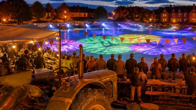 Saint-Nicolas : une fête rurale en Bretagne remplace le feu d’artifice par un spectacle aquatique