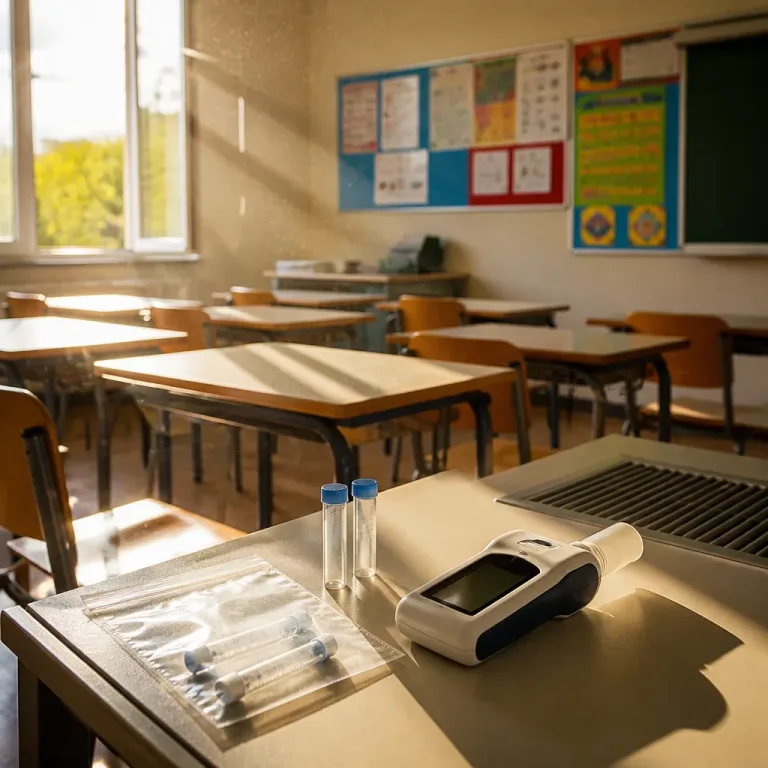 Poussière en classe : une étude européenne relie certaines bactéries à une baisse de la fonction respiratoire chez l’enfant