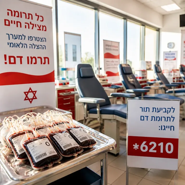 Israël lance un appel urgent aux donneurs du groupe O face à des réserves en chute