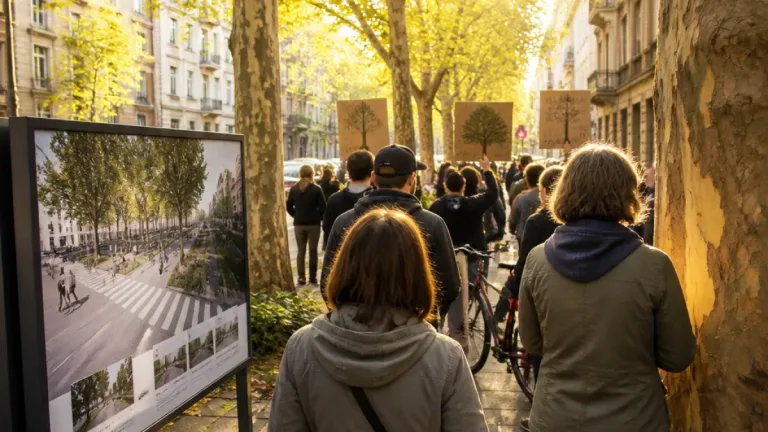 Schaerbeek : vive mobilisation contre le projet d'abattage de 108 platanes avenue Louis Bertrand
