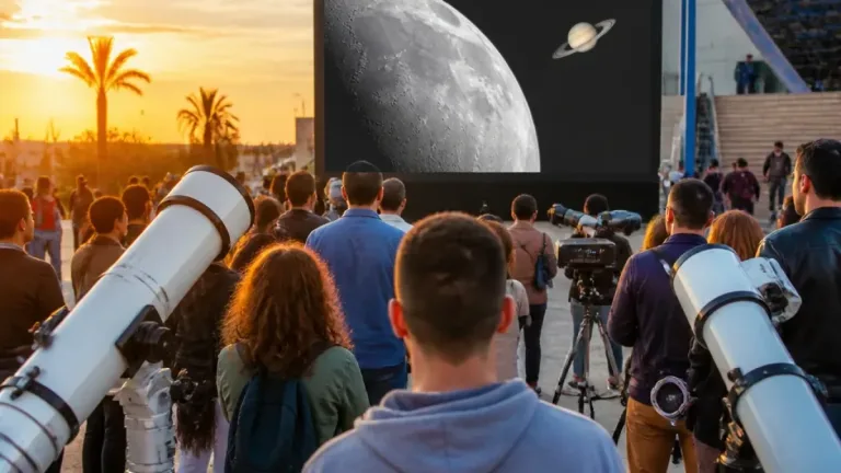 Soirée astronomique gratuite à la Cité des Sciences de Tunis : observation de la Lune et de Saturne
