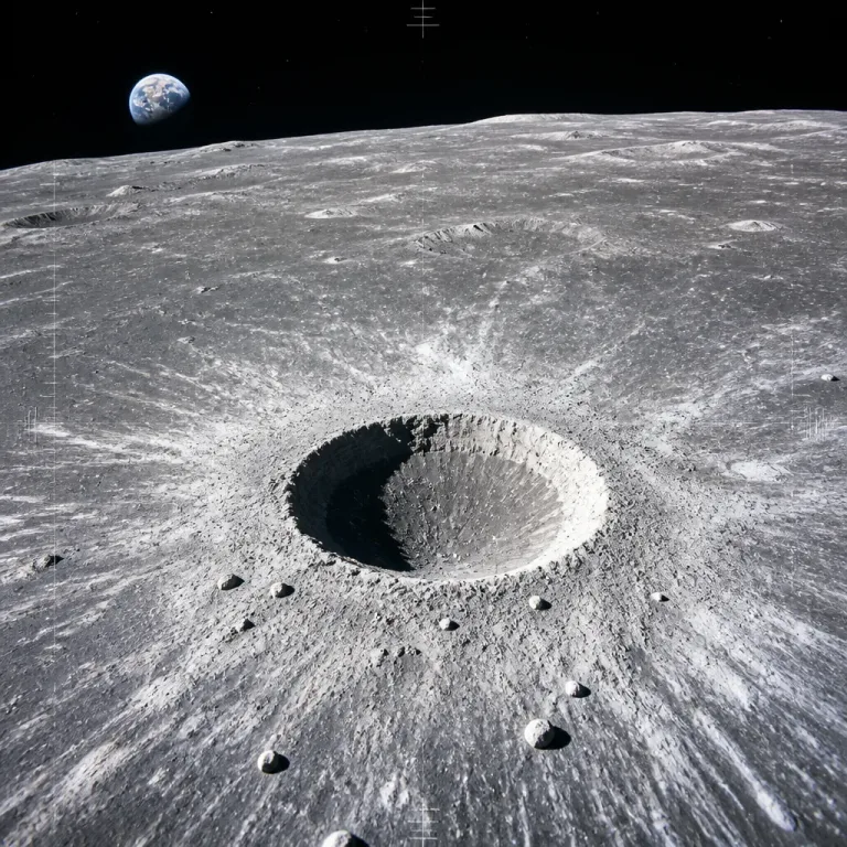 La Nasa identifie « McGetchin », un cratère lunaire récent de 222 m