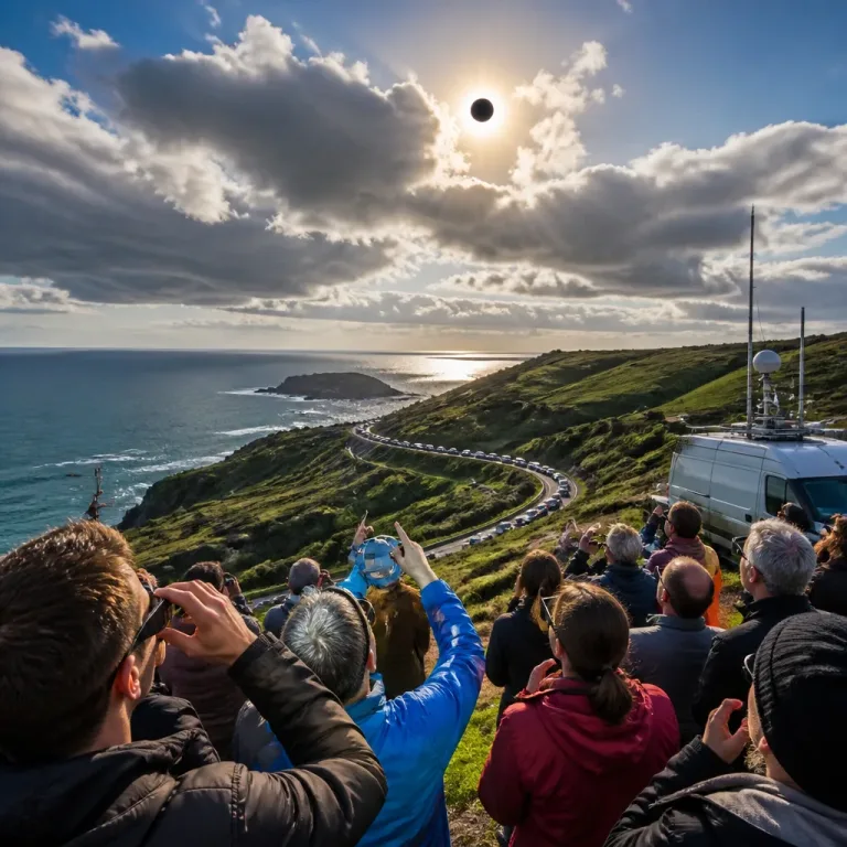 Éclipse solaire du 12 août : météo incertaine et afflux de spectateurs, la très brève nuit sur le nord de l’Espagne