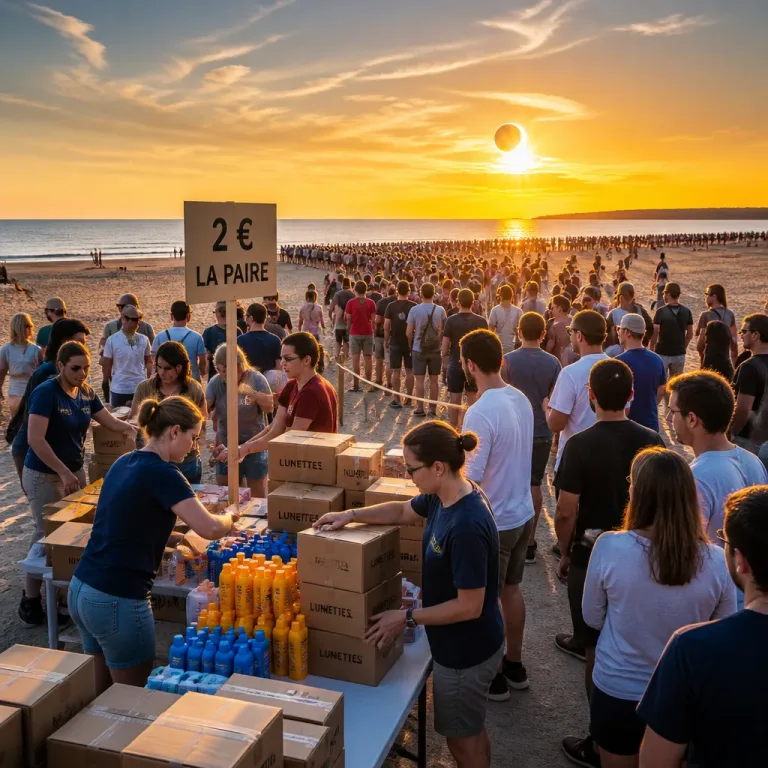 Finistère : affluence et pénurie de lunettes lors de l’éclipse solaire du 12 août 2026
