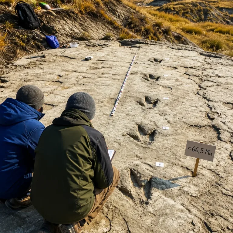 Première piste d’empreintes d’un T. rex adulte retrouvée dans le Dakota du Nord