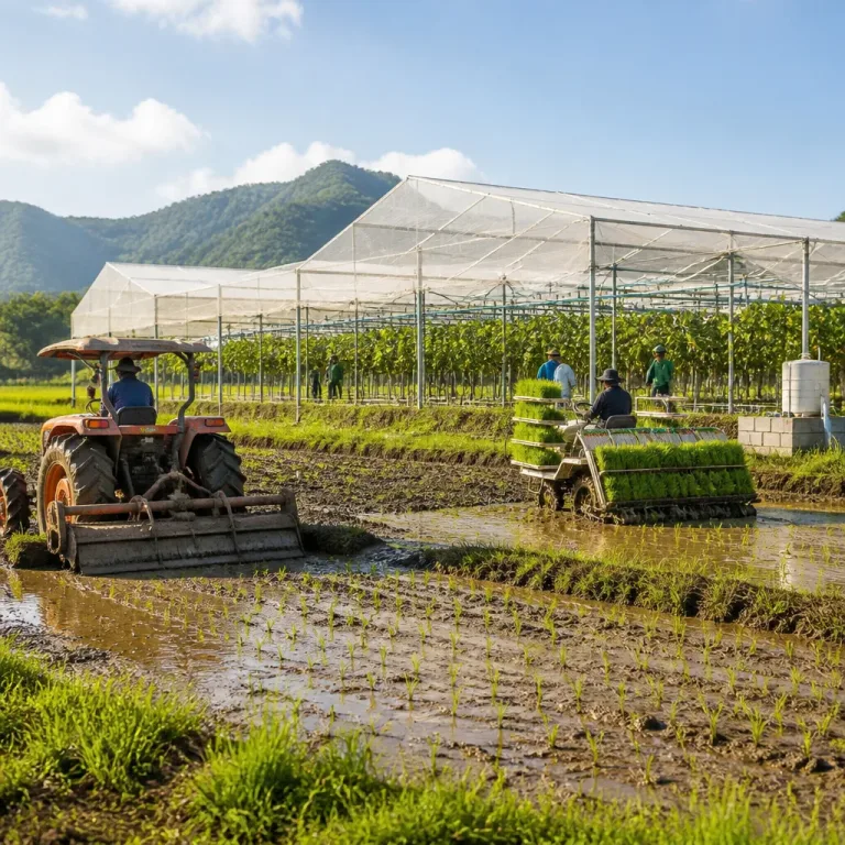 Au Vietnam, la mécanisation et la haute technologie transforment des exploitations familiales