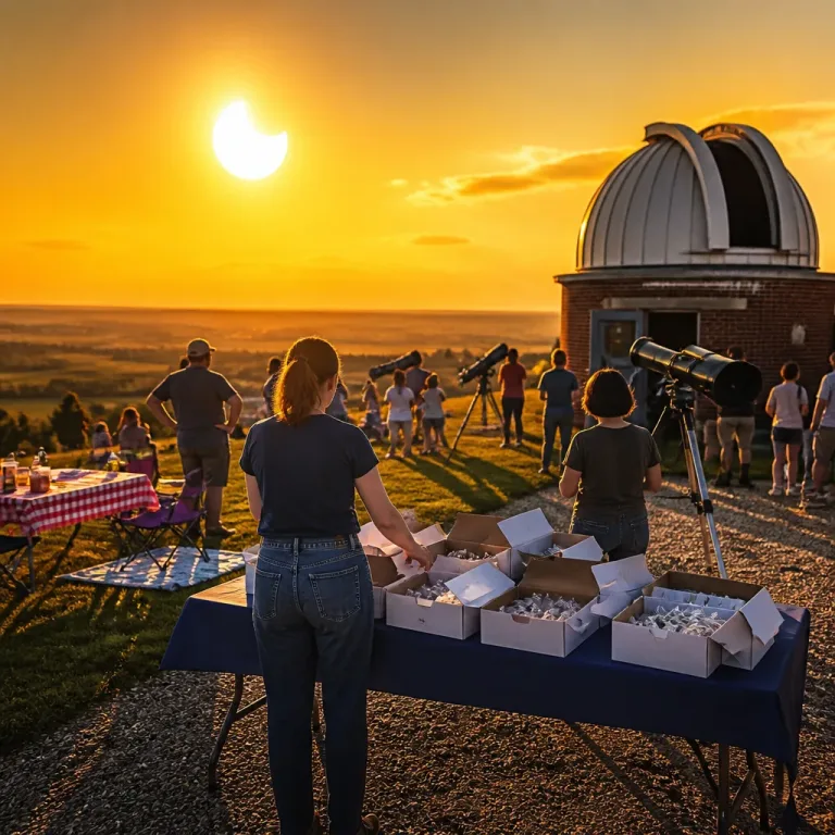 Éclipse partielle du 12 août : un observatoire ouvre ses portes et distribue des lunettes de protection