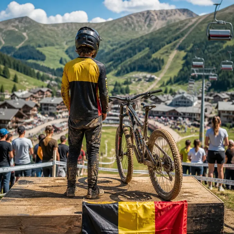 Arthur Vuidar, 13 ans, termine 2e de la Coupe d'Europe de descente VTT et s'affirme comme un talent belge