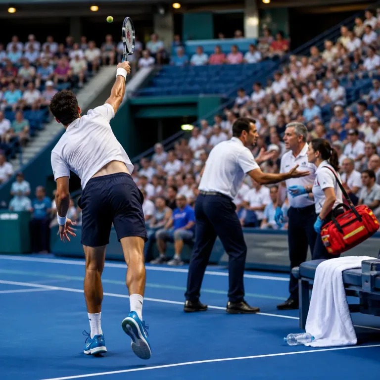 US Open : Atmane handicapé par des crampes, service à la « cuillère » et tensions avec le soigneur