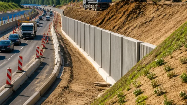 Wavre : début des travaux pour un écran antibruit de 500 m le long de la N25