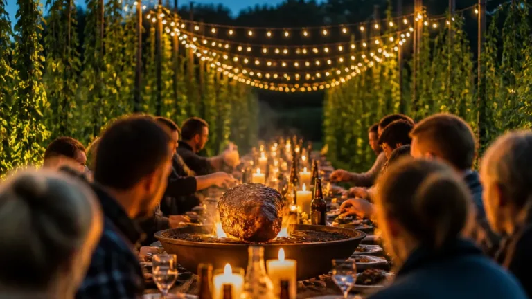 Ypres accueille « Les Tables Houblonnées » : gastronomie et partage au cœur des houblonnières