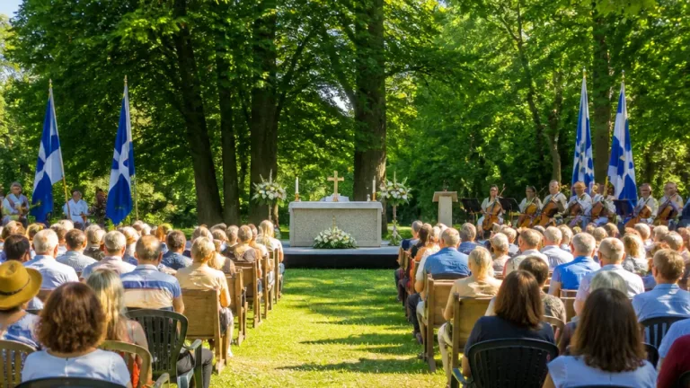 Ypres : Le Touquet reconduit la messe de l’Assomption au Jardin d’Ypres le 15 août