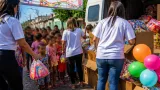 Ação 'Criança Feliz' leva brinquedos e doces a cerca de 800 crianças em Boa Vista