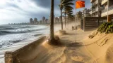 Ciclone extratropical aciona alerta laranja para ventos costeiros no RS; orla pode ter deslocamento de dunas