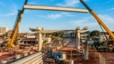 Joinville avança na construção da nova ponte com instalação das primeiras vigas