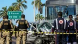 Motorista morre em colisão frontal entre carro e ônibus na TO-010, em Palmas