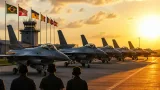 Natal será escala para novo lote de caças F-16 em trânsito da Dinamarca para a Argentina