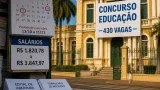 Porto Velho abre concurso com 430 vagas na educação e salários de até R$ 3,8 mil