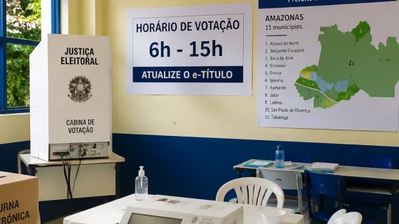 11 municípios do Amazonas adotam fuso do Acre e encerram votação mais cedo no 1º turno