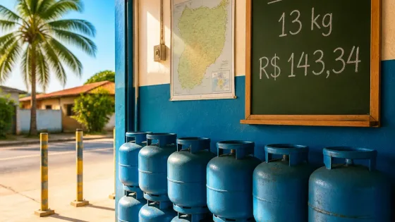 Botijão de 13 kg sai por média de R$ 143,34 em Roraima, bem acima da média nacional