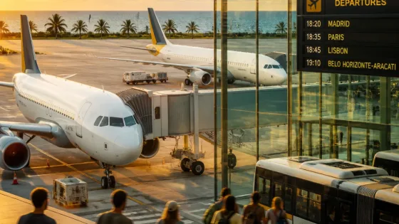 Ceará amplia malha aérea: voos diários à Europa e nova rota entre Belo Horizonte e Aracati