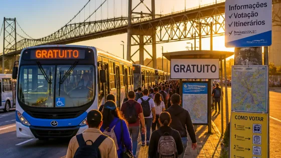 Florianópolis terá transporte coletivo gratuito no domingo das eleições