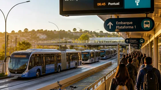 Sorocaba registra alta aprovação do BRT com 99,9% de pontualidade e ganho de tempo