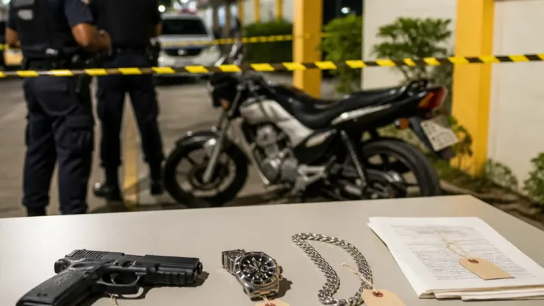 Abordagem em Caonze: polícia recupera moto roubada e prende dois em Nova Iguaçu