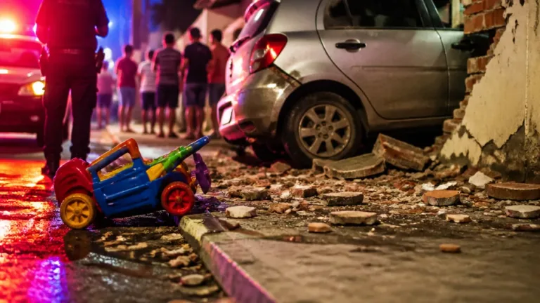 Acidente e linchamento em Maceió deixam criança morta e motorista morto no local
