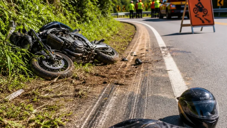 Acidente na Serra Dona Francisca: motociclista desaparecido é encontrado morto — aviso para motociclistas em Serra
