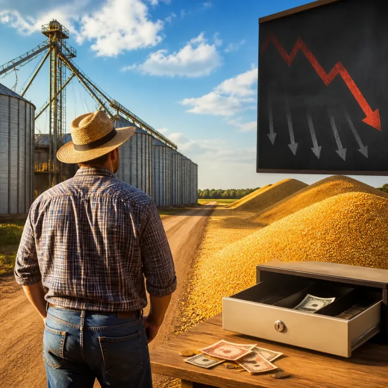 Produção recorde de grãos em 2025/26 contrasta com queda de 4,5% no faturamento do campo
