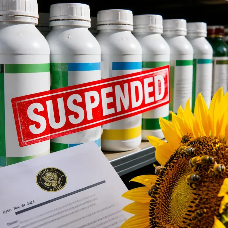 Iagro suspende cadastro de Engeo Pleno S por risco a abelhas; medida vale desde 18/9/2026