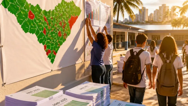 Alagoas: 86,5% dos municípios superam metas do Ideb no ensino médio em 2025