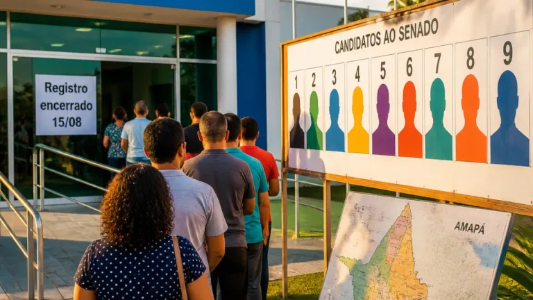 Amapá terá nove candidatos ao Senado em 2026; prazo de registro encerrou em 15 de agosto